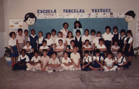 Comentando fotografías: escolares de Lapa