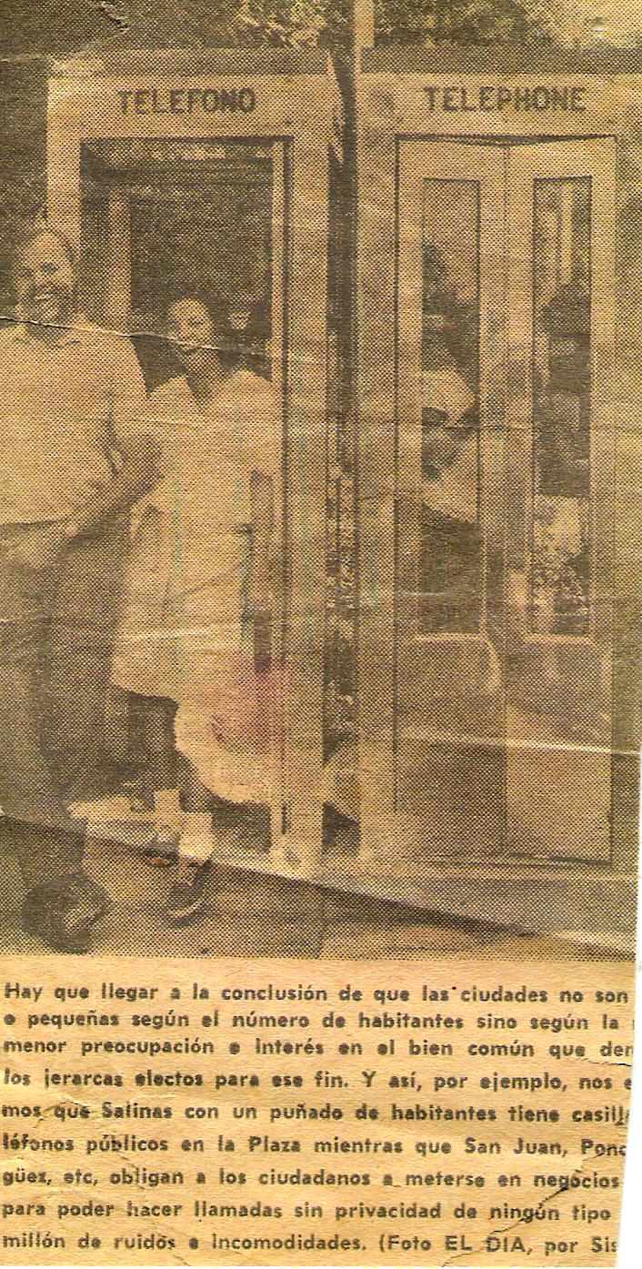 Comentando fotografías: Cuando las cabinas telefónicas eran la última moda en la privacidad